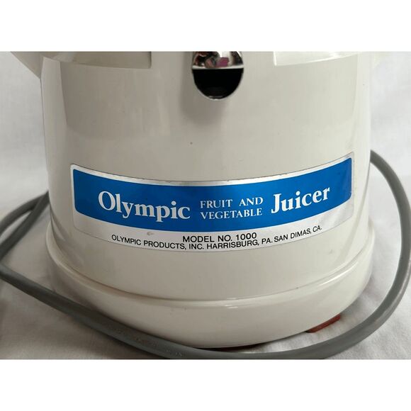 Olympic Fruit & Vegetable Juicer Model NO. 1000, USA Made, Tested, Clean - Picture 2 of 16